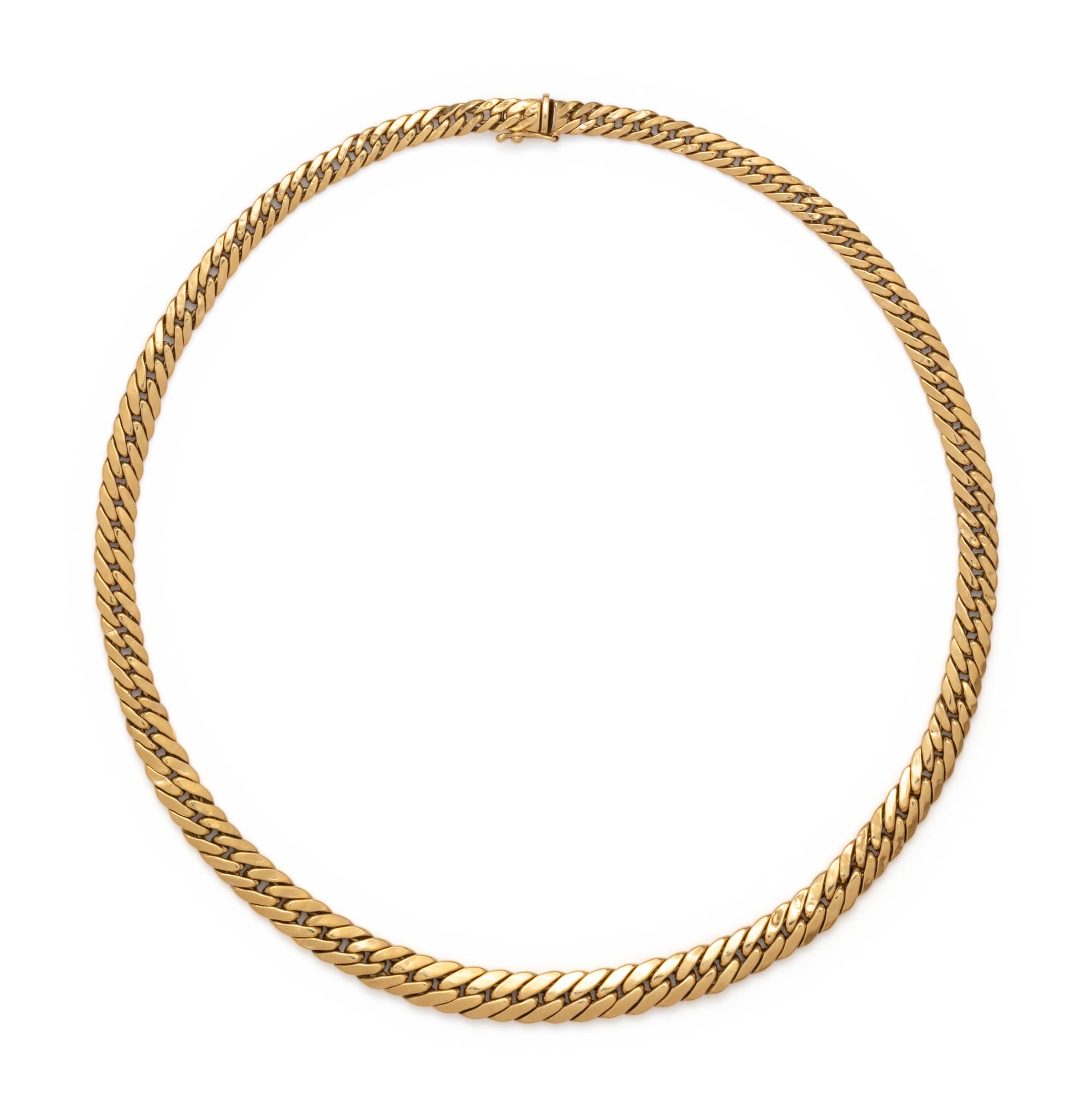 YELLOW GOLD NECKLACE
