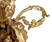 An Empire Style Gilt Bronze Mounted Malachite Urn