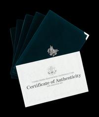 A Group of Five 1990 Prestige Six-Coin Proof Sets