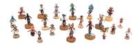A Group of Native American Kachina Dolls Height of tallest 2 inches. — Various Makers
