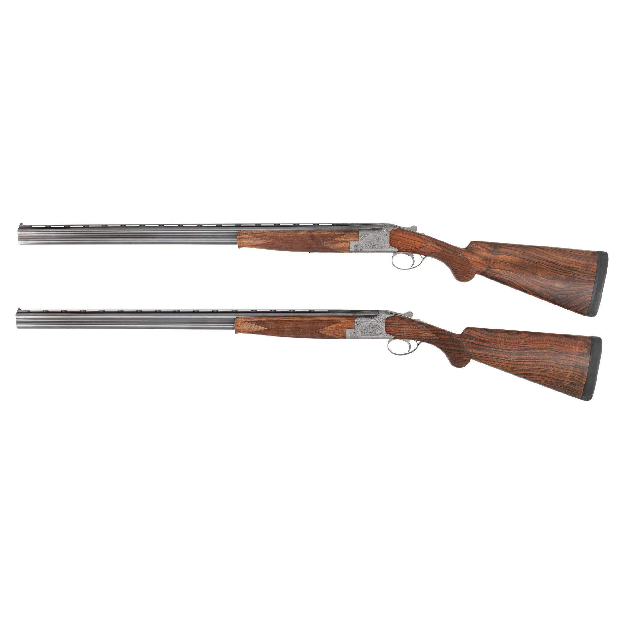 *Consecutively Numbered Pair of Browning Custom Shop B25 20 Gauge Shotguns in Travel Case