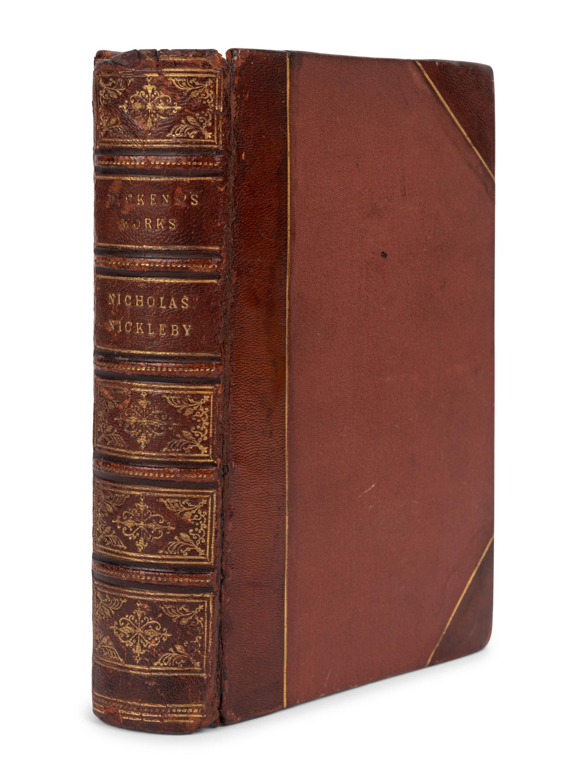 DICKENS, Charles (1812-1870). The Life and Adventures of Nicholas Nickleby . London: Chapman and Hall, 1839.