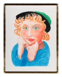 Celia with Green Hat , 1984
