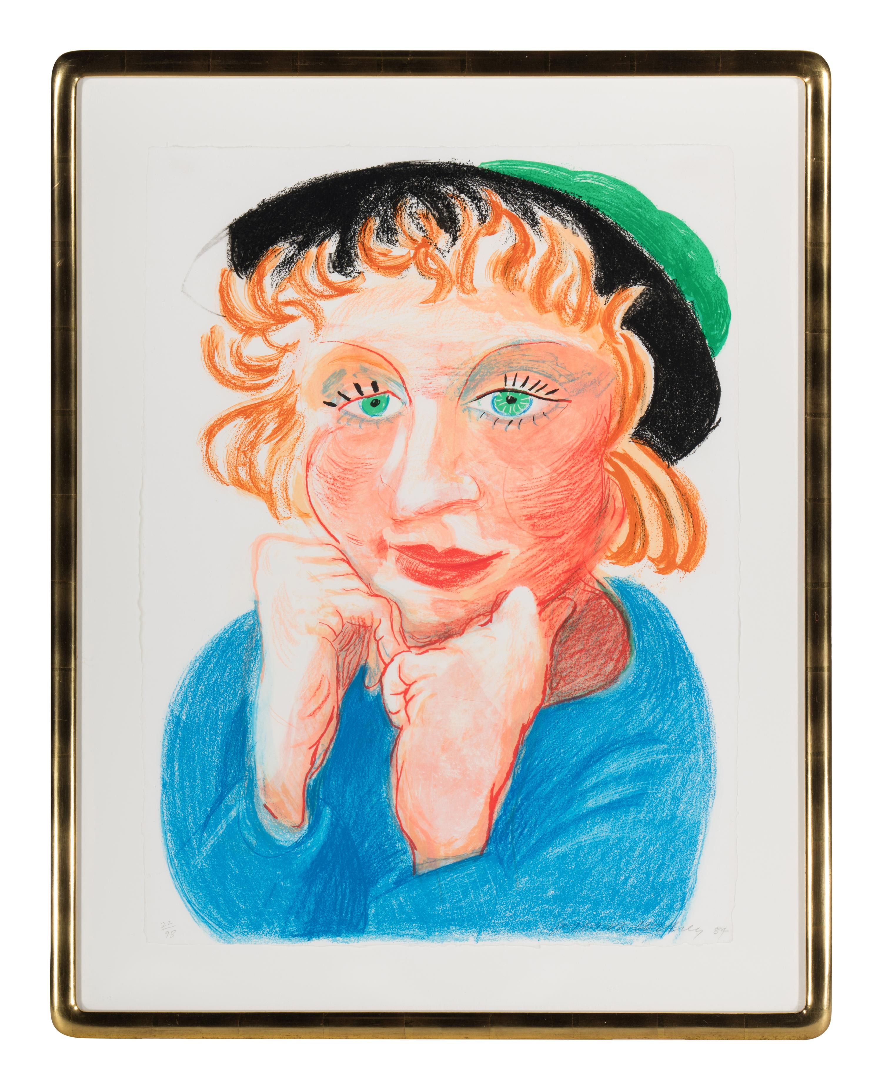 Celia with Green Hat , 1984