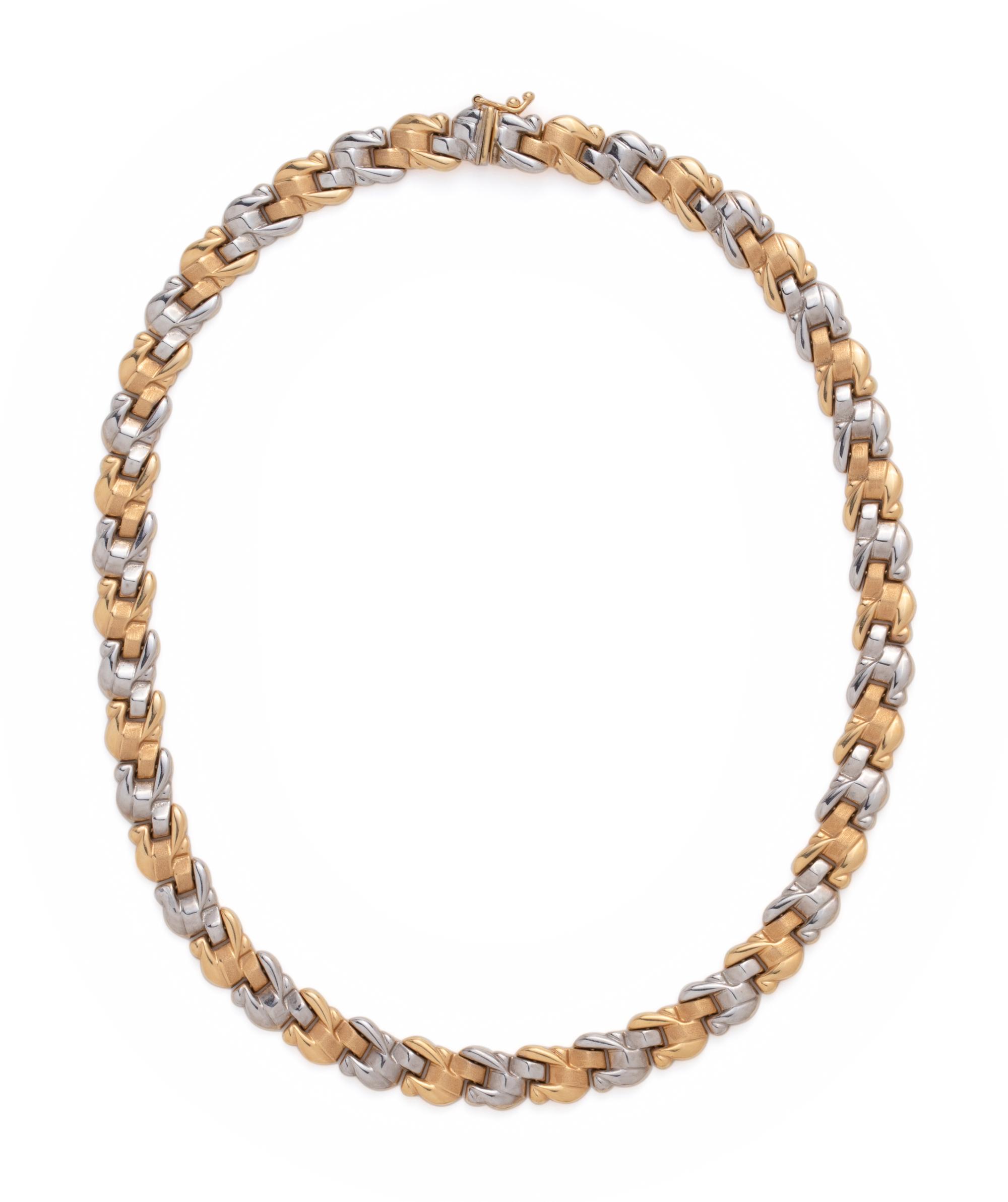 BICOLOR GOLD NECKLACE