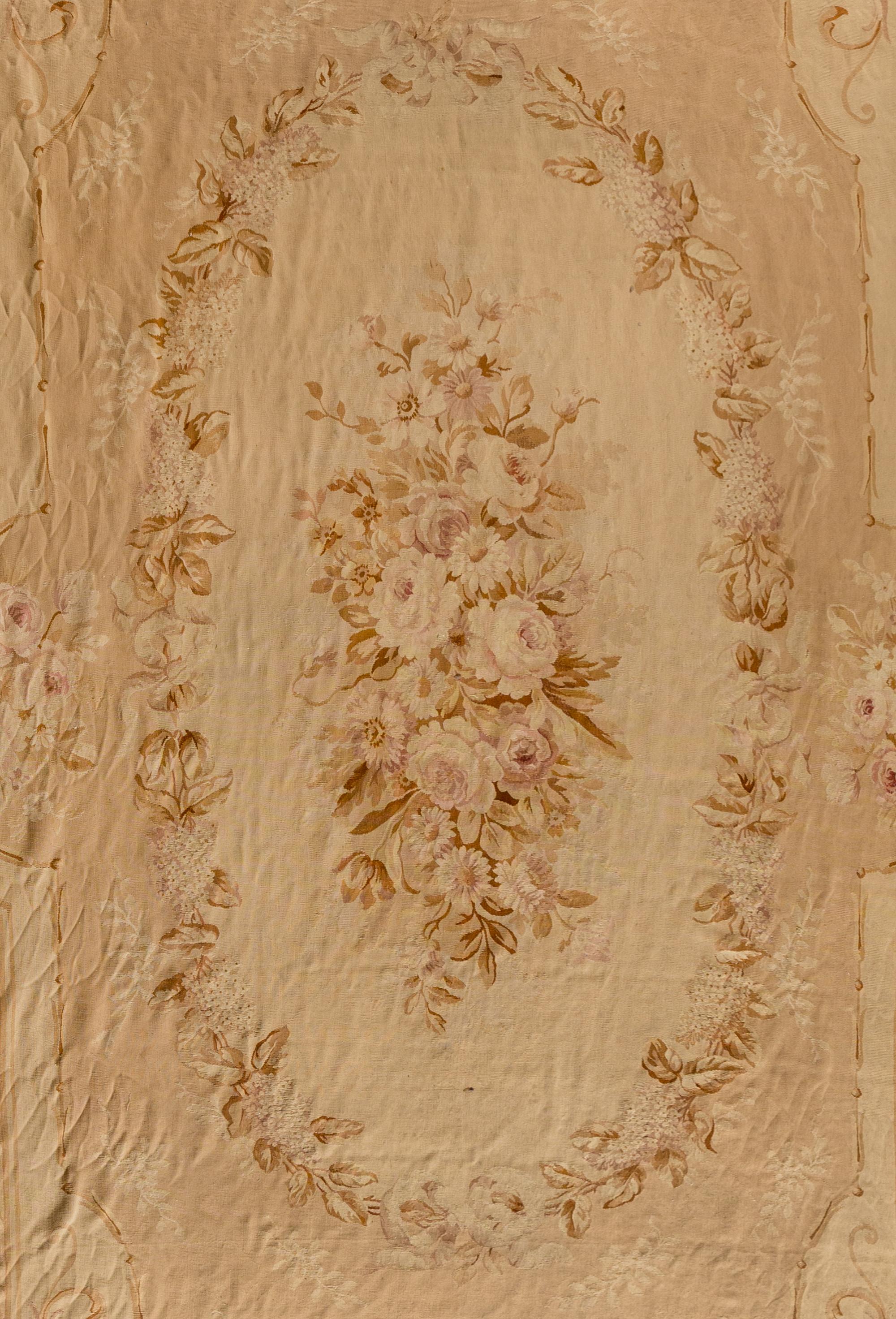 An Aubusson Style Rug