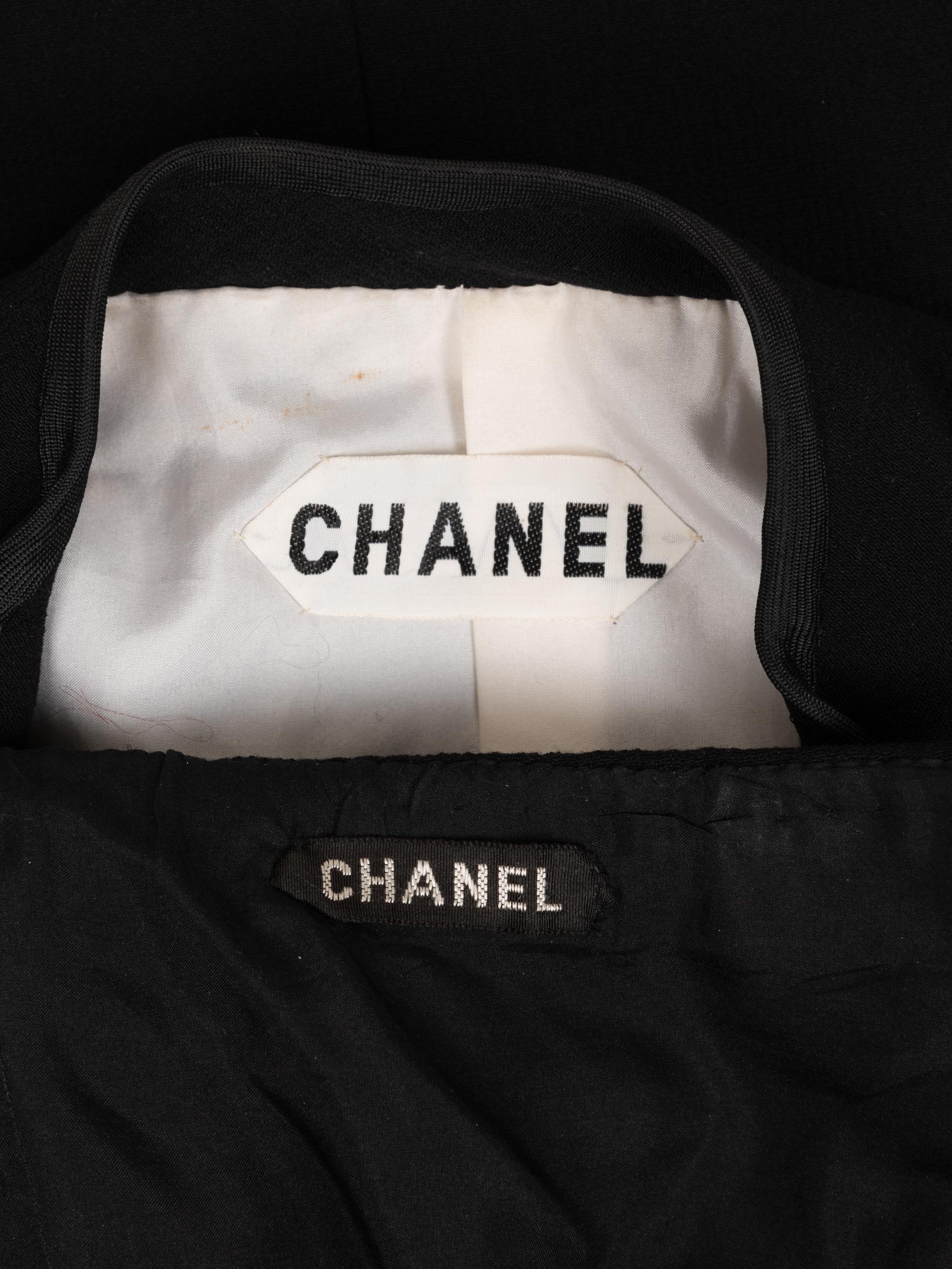 Chanel Haute Couture Skirt Suit, 1990s