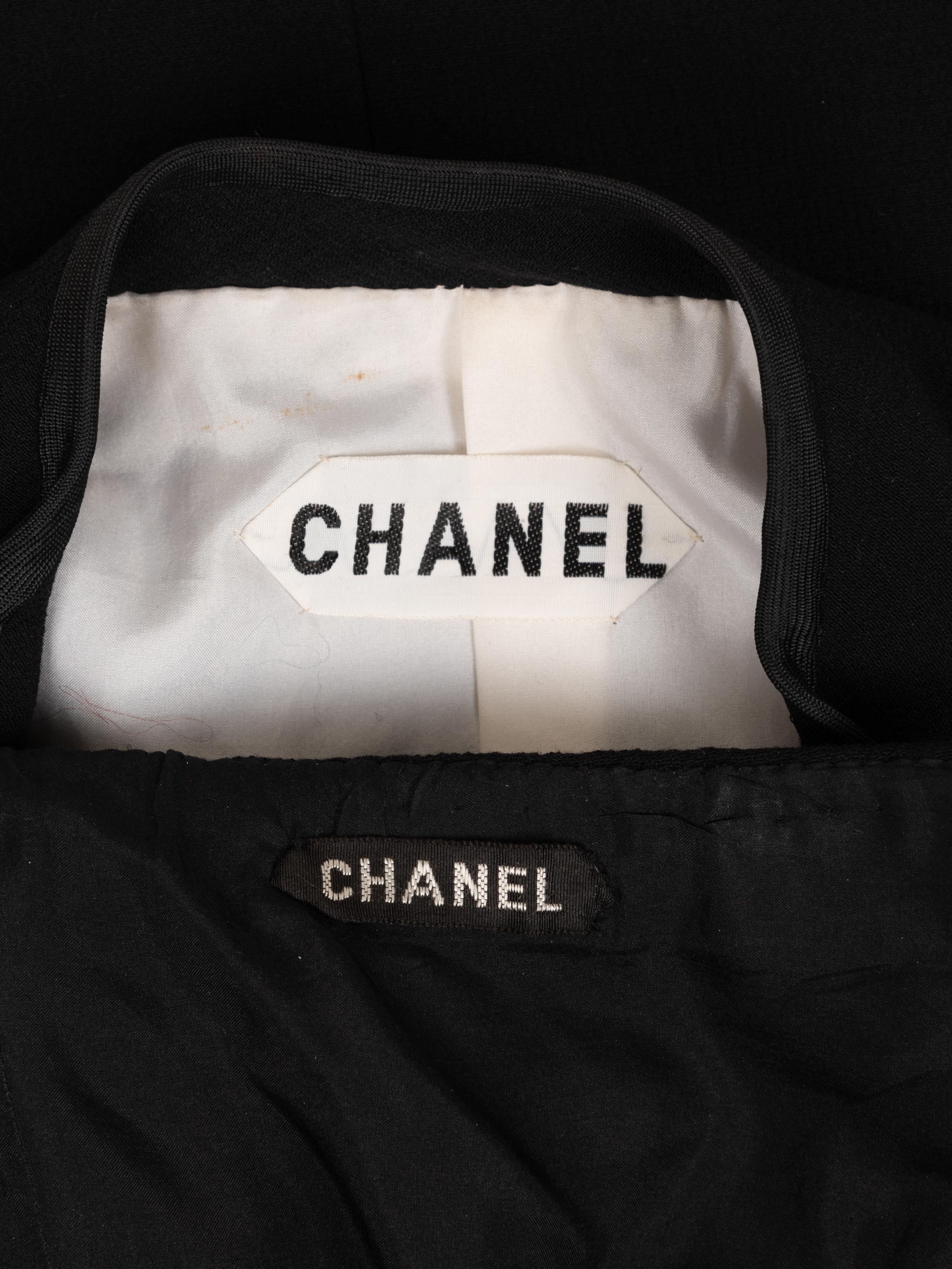 Chanel Haute Couture Skirt Suit, 1990s