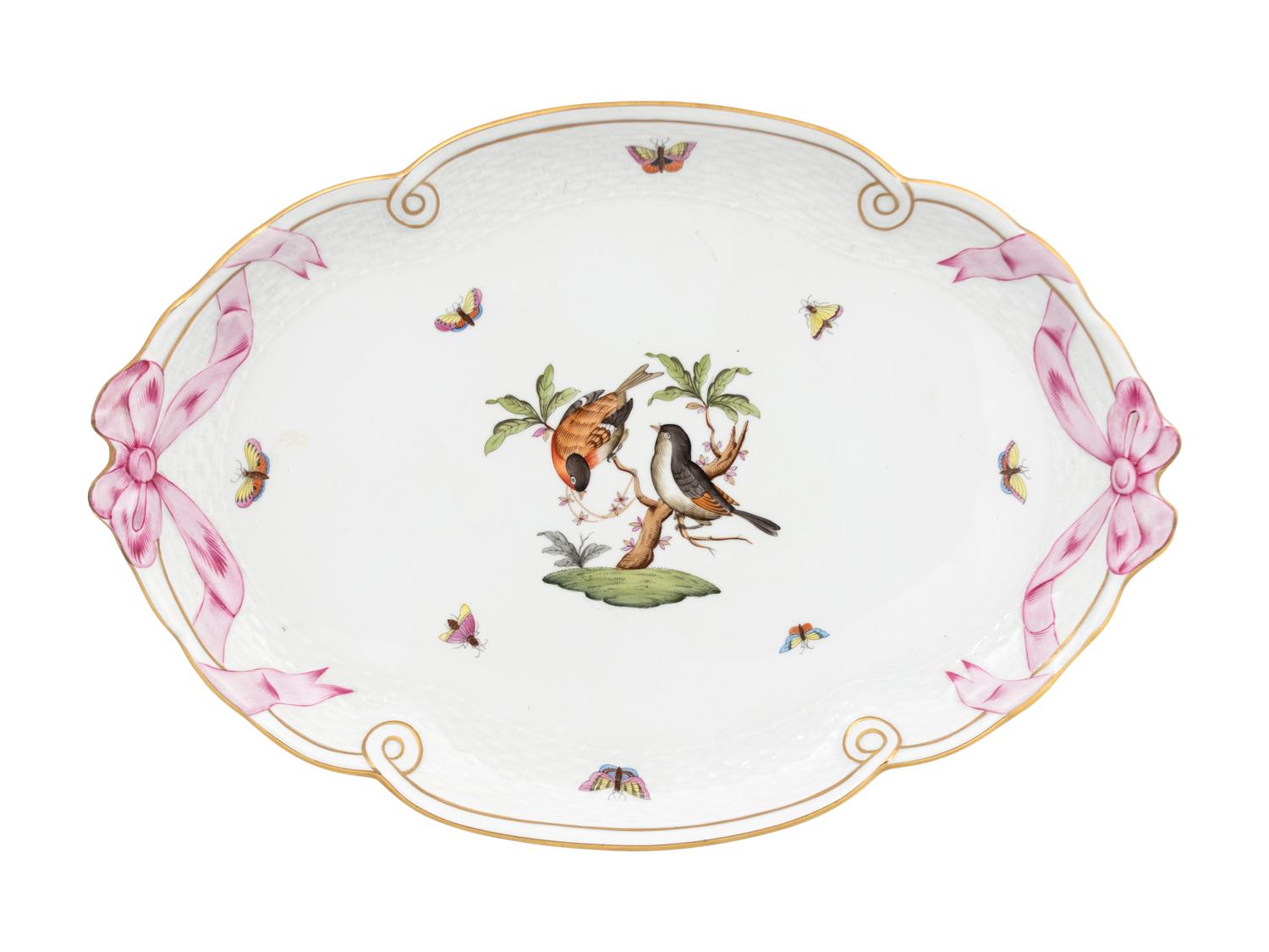 Two Herend Porcelain Articles
