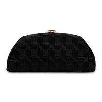 Chanel, Black Satin Evening Clutch