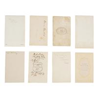 [Civil War]. A group of Civil War-era CDV albums and post-war reunion badges.