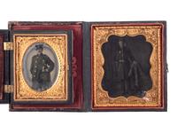 [EARLY PHOTOGRAPHY] -- [OCCUPATIONAL]. A group of 17 photographs of policemen, including: