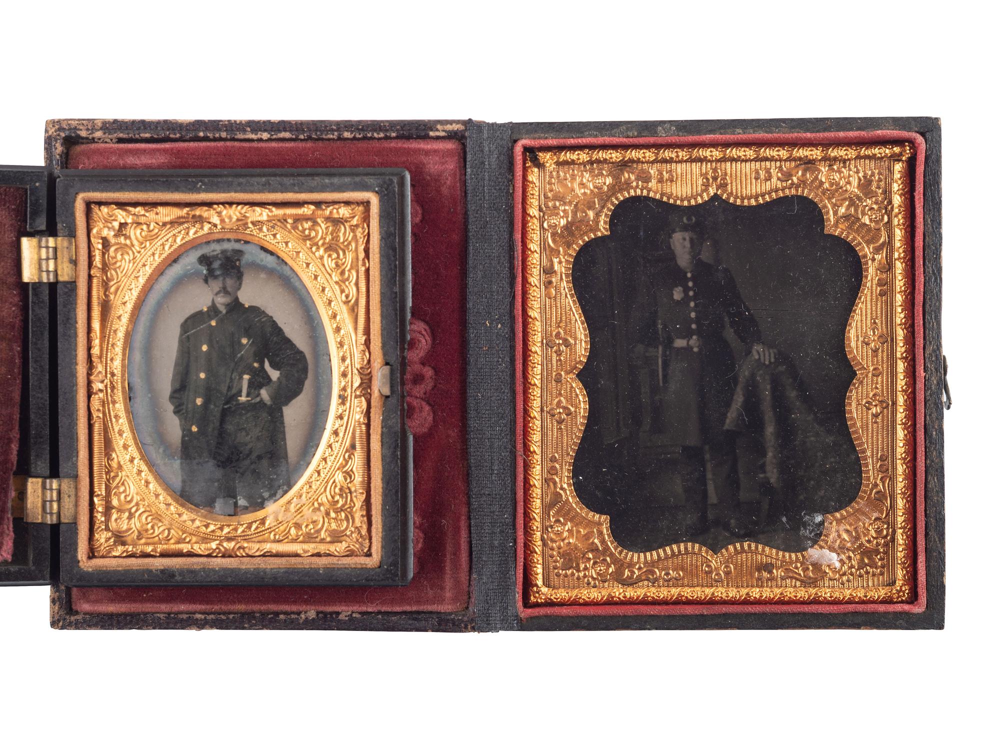 [EARLY PHOTOGRAPHY] -- [OCCUPATIONAL]. A group of 17 photographs of policemen, including: