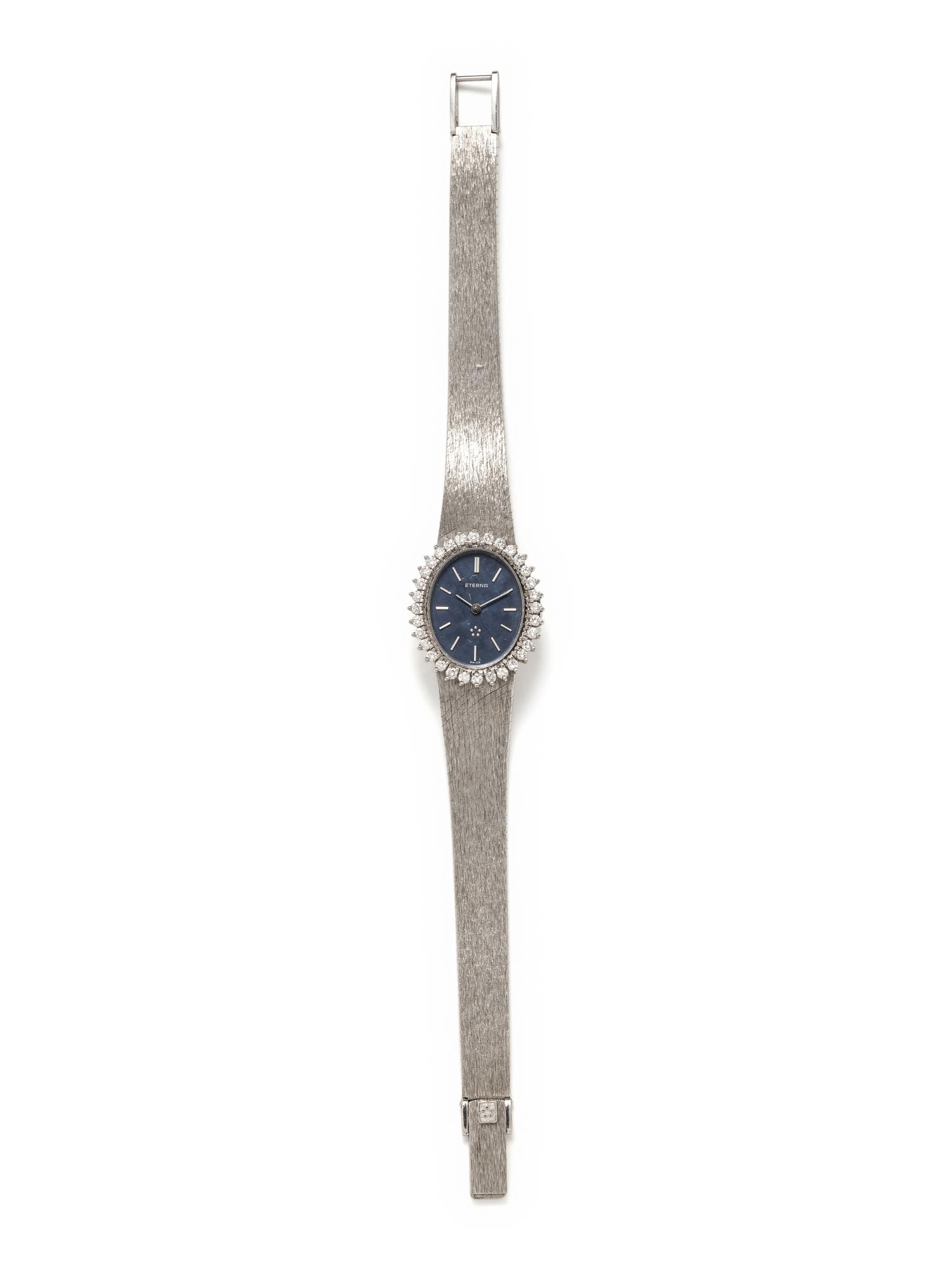 ETERNA, 18K WHITE GOLD AND DIAMOND WATCH