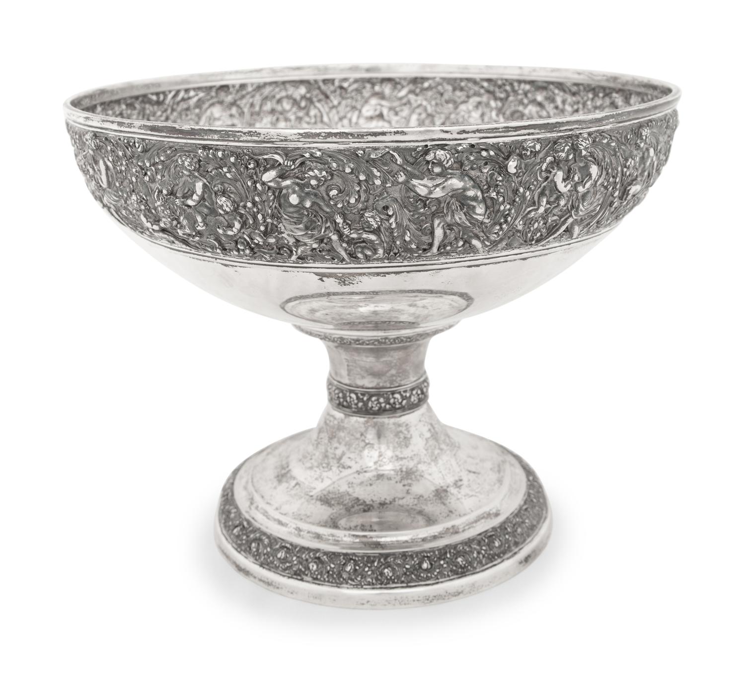 A Tiffany and Co. Silver Footed Centerpiece Bowl
