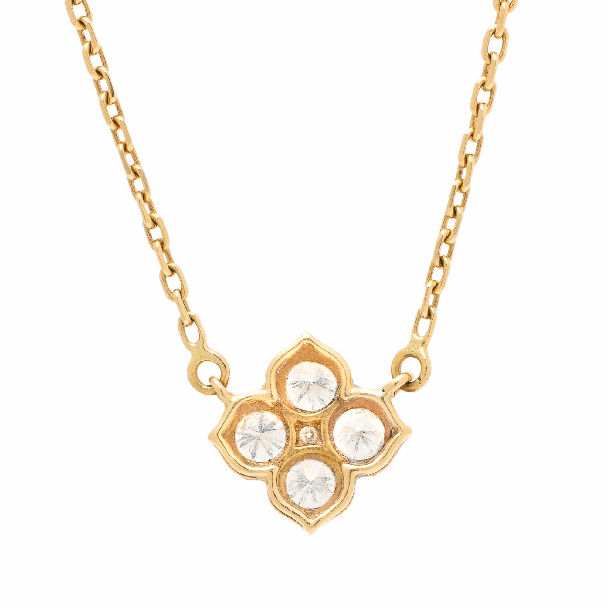 Cartier, Yellow Gold and Diamond Necklace