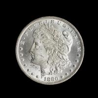 A United States 1880-CC GSA: Morgan Silver Dollar Coin