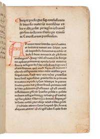 GERSON, Johannes (1363-1429). Conclusiones de diversis materiis moralibus, sive De regulis mandatorum . [Cologne : Ulrich Zel, not after 1470]