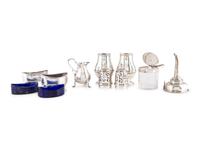 A Group of English Silver Tableware