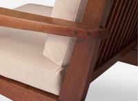 George Nakashima, Pair of Cushion Armchairs