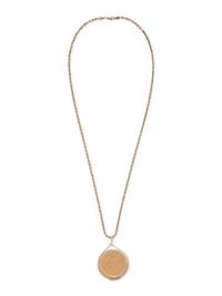 YELLOW GOLD AND COIN PENDANT/NECKLACE