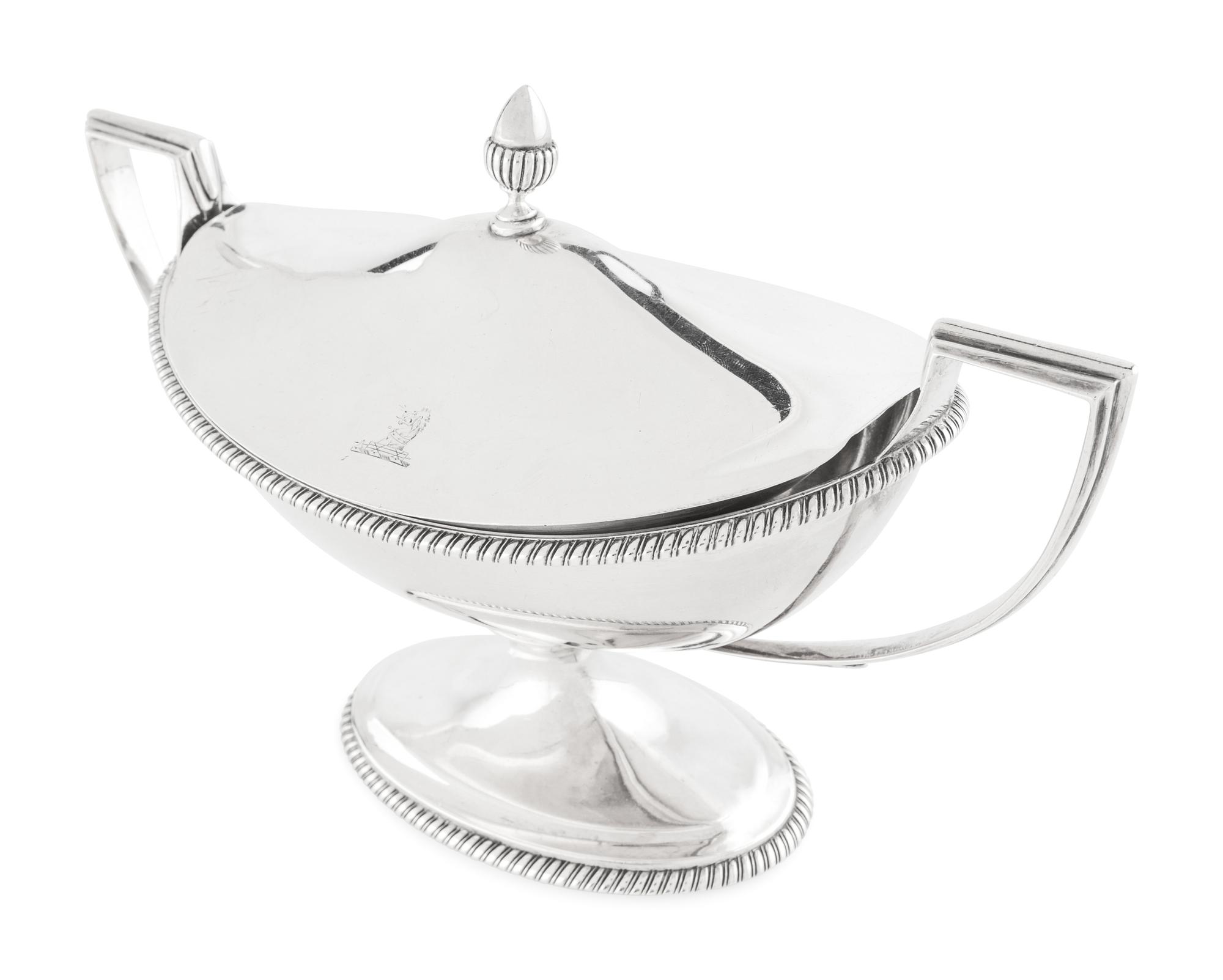 A George III Silver Sauce Tureen