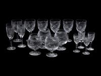 A Set of English Glass Stemware