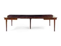 A George III Style Mahogany Dining Table — POTTHAST BROS., BALTIMORE, MD, EARLY 20TH CENTURY