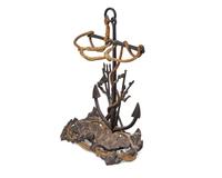A Nautical Painted Cast- Iron Umbrella Stand