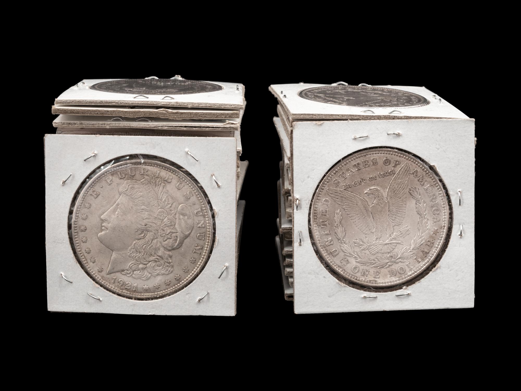 Thirty-Five Morgan $1 Coins