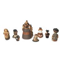 Collection of Pueblo Pottery Storytellers