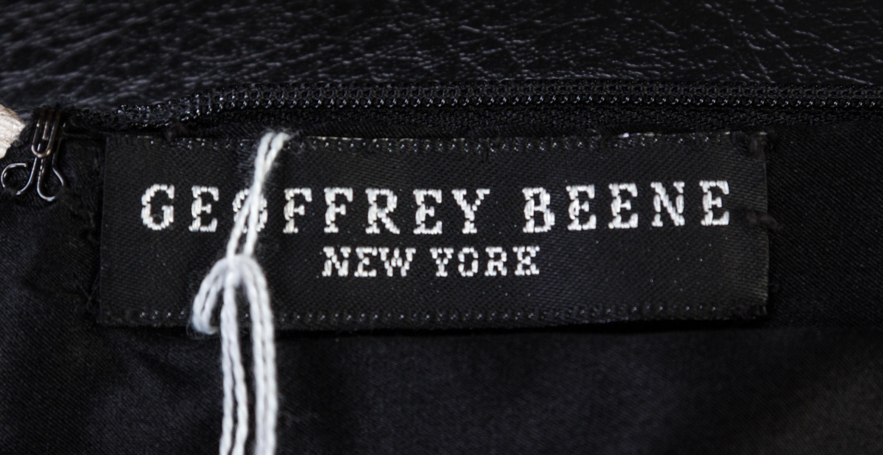 A Geoffrey Beene Black Dress, Size 10.