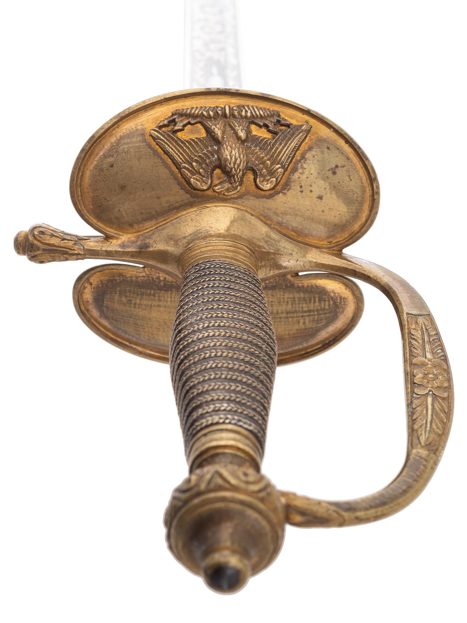 [CIVIL WAR]. Excellent French-made US Model 1840 Staff & Field Officer's sword. Retailed by Schuyler, Hartley & Graham.
