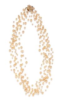 A Multi Strand Faux Pearl Necklace,