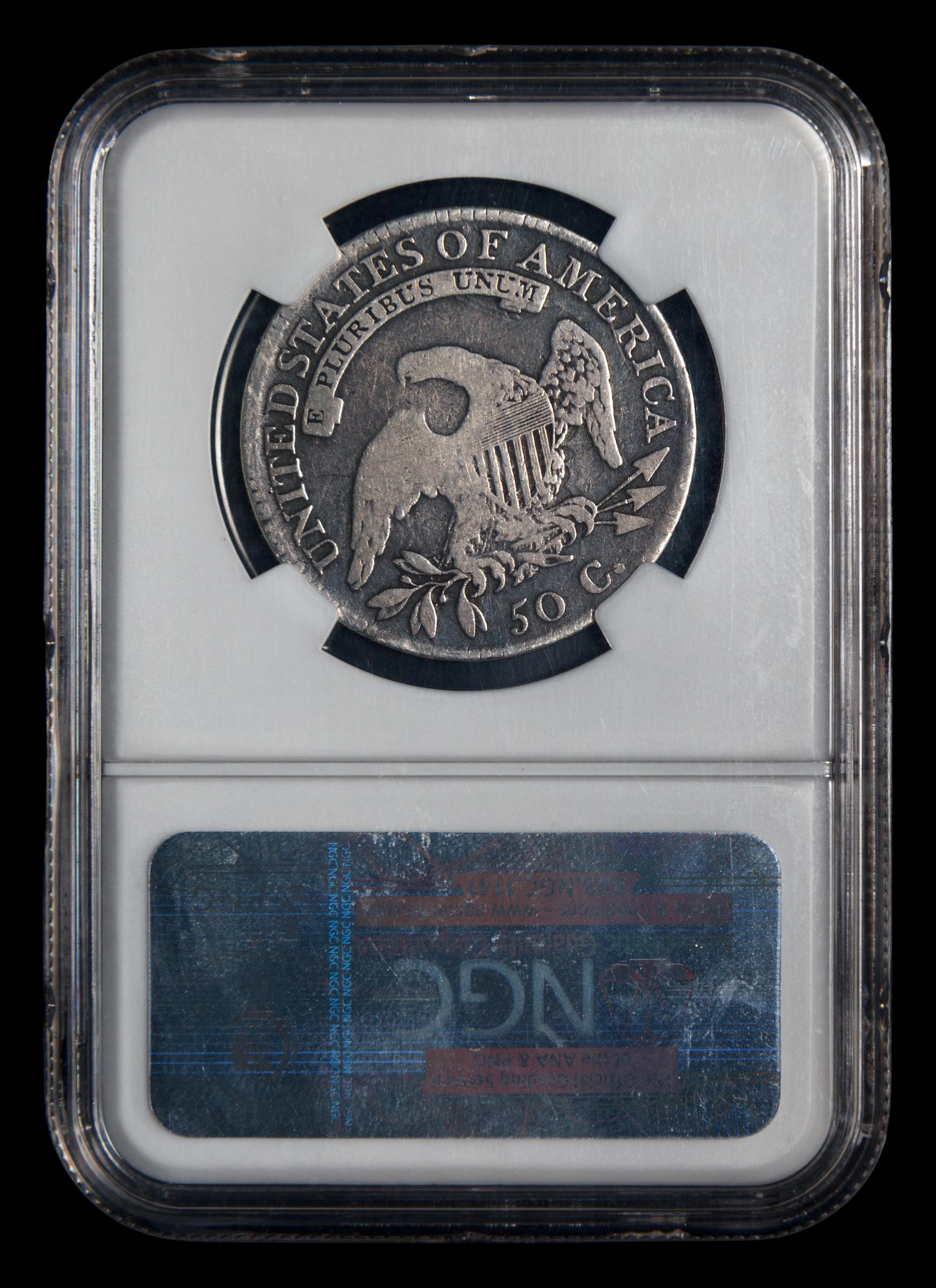 An 1815/2 Capped Bust 50c Coin (PCGS VG Details-Obv Graffiti)