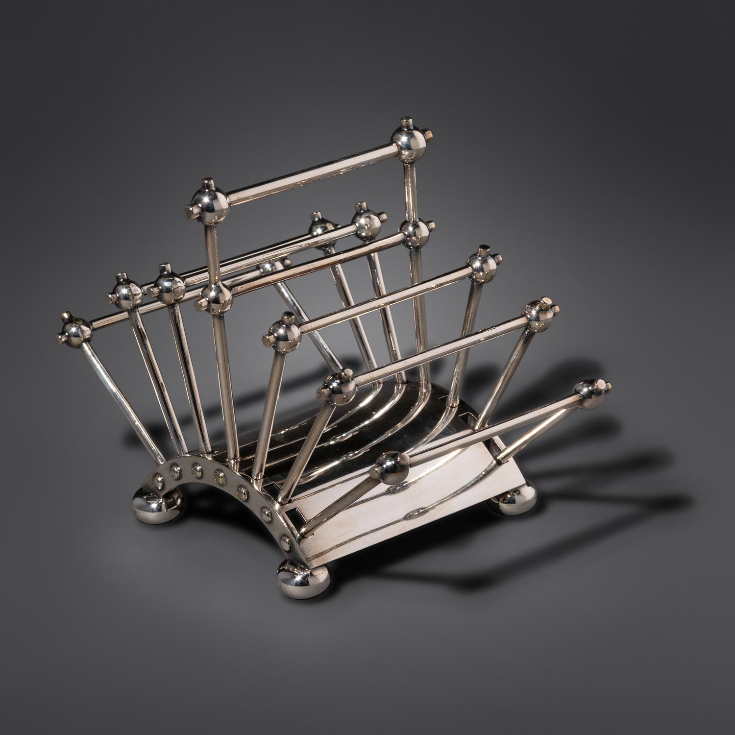 Silver Electroplated Letter Rack Hukin & Heath, England