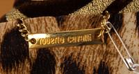 A Roberto Cavalli Brown Velvet and Gold Brocade Jacket, Size 38.