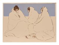 Complete Portfolio of Five Prints , Homage to Navajo Women , edition 23/70