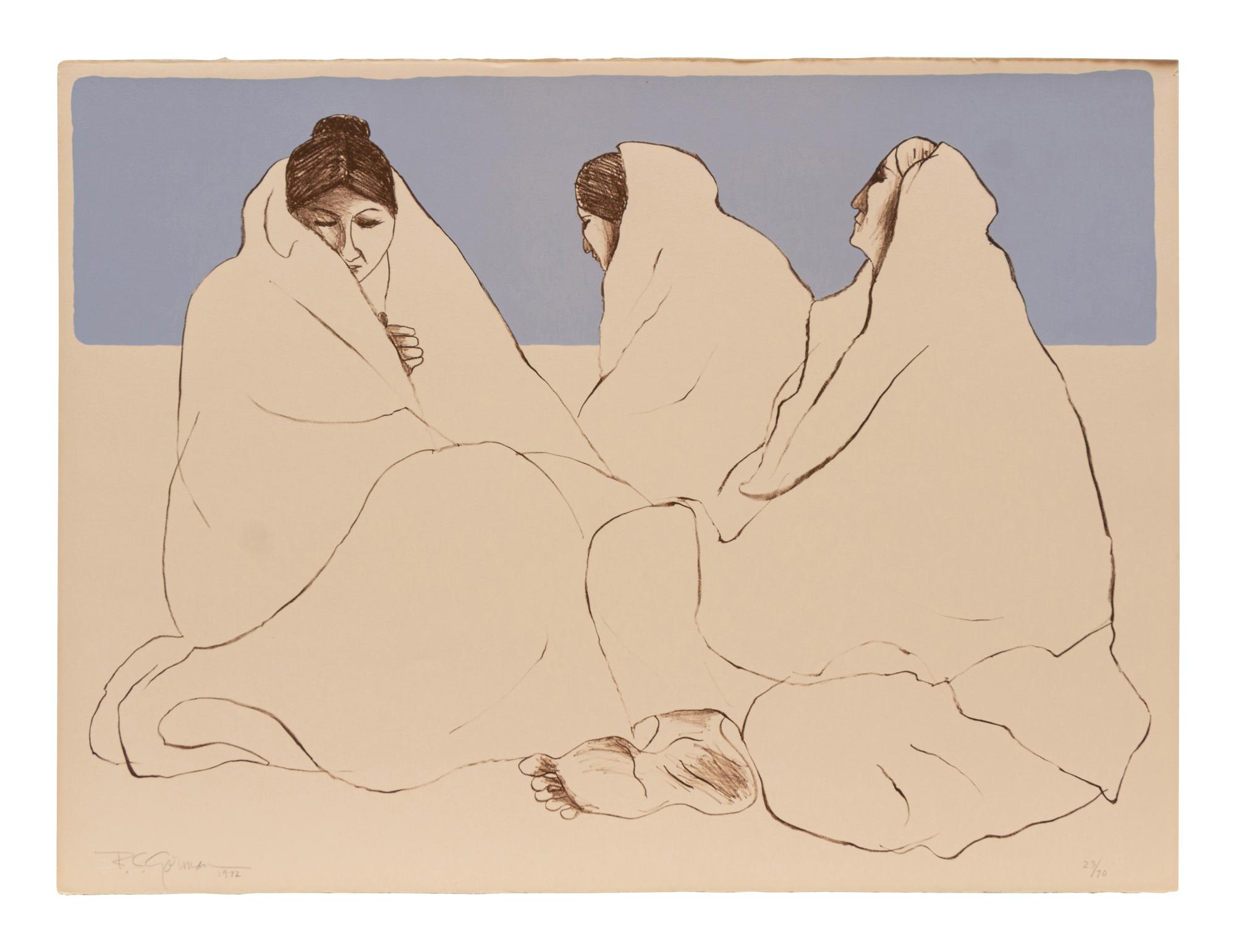 Complete Portfolio of Five Prints , Homage to Navajo Women , edition 23/70