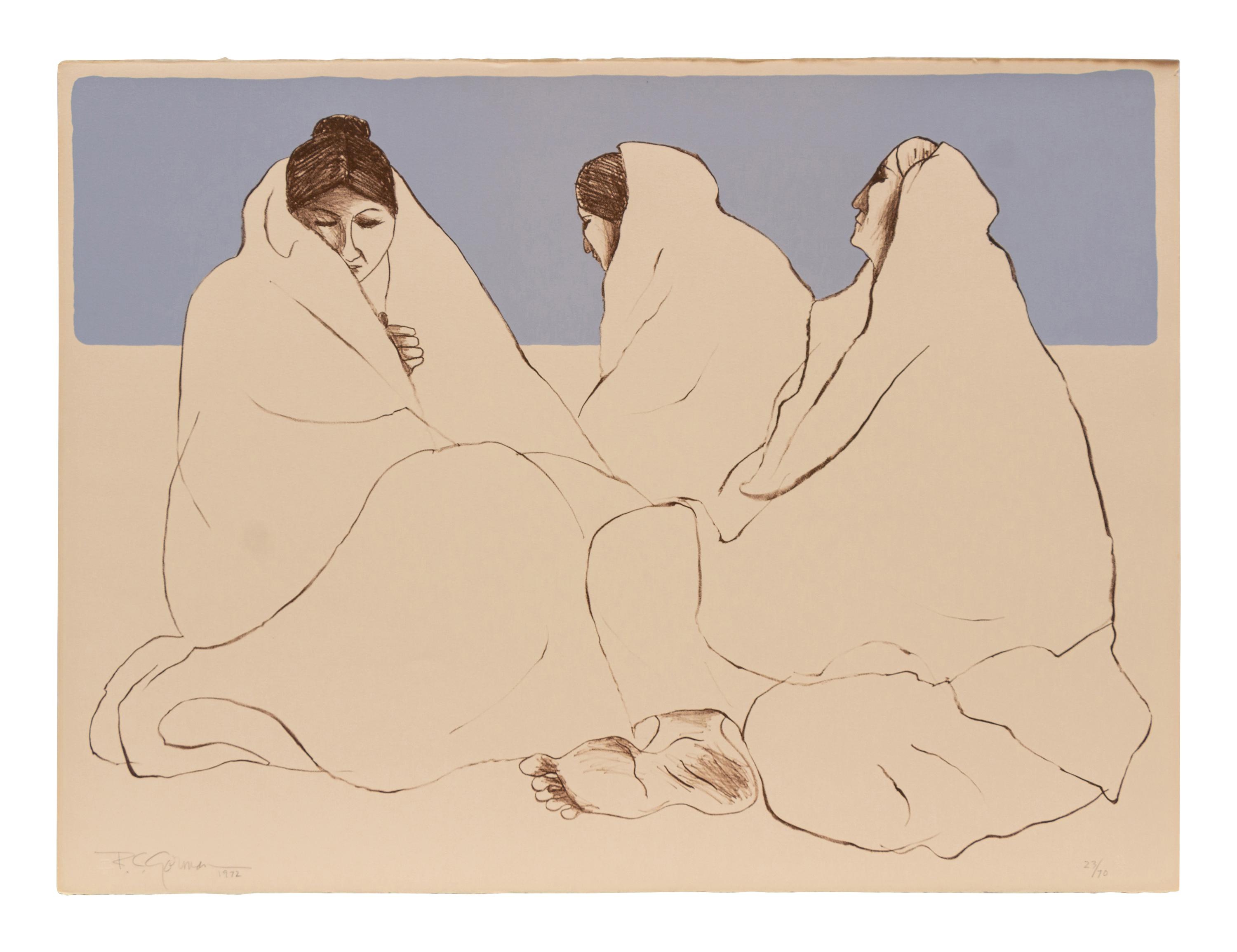 Complete Portfolio of Five Prints , Homage to Navajo Women , edition 23/70