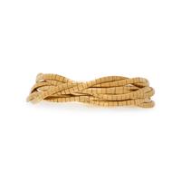 YELLOW GOLD MULTISTRAND NECKLACE AND BRACELET