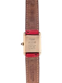 CARTIER, GOLD-PLATED 'TANK' WRISTWATCH