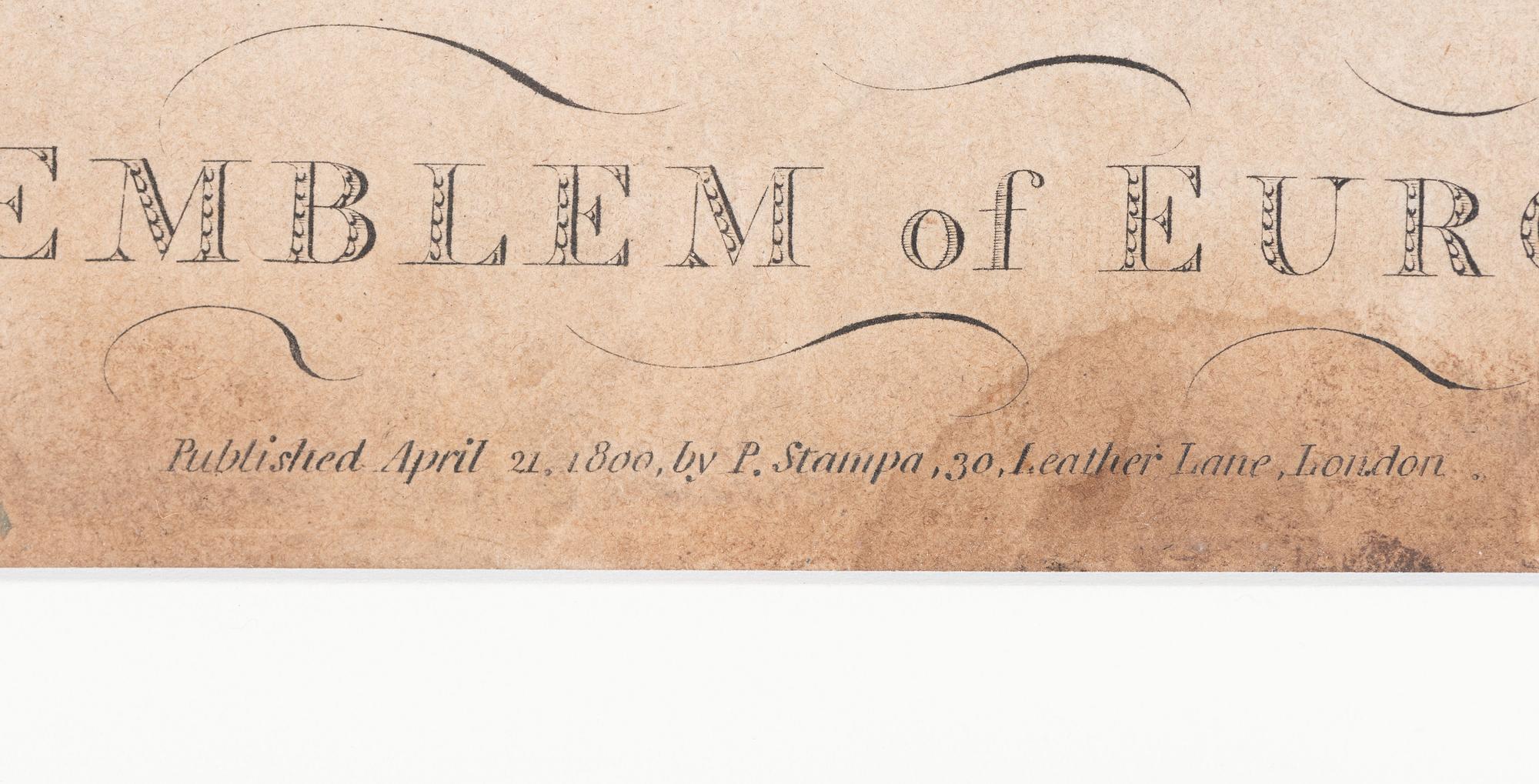 Four Allegorical Prints of the Continents