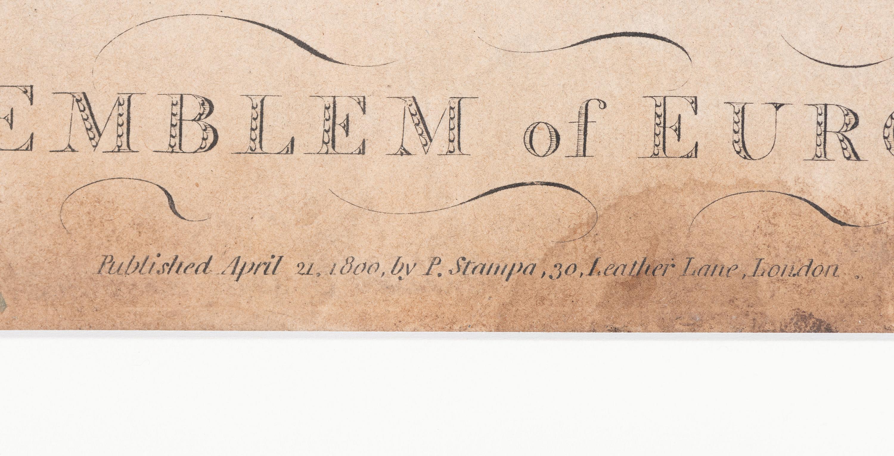 Four Allegorical Prints of the Continents