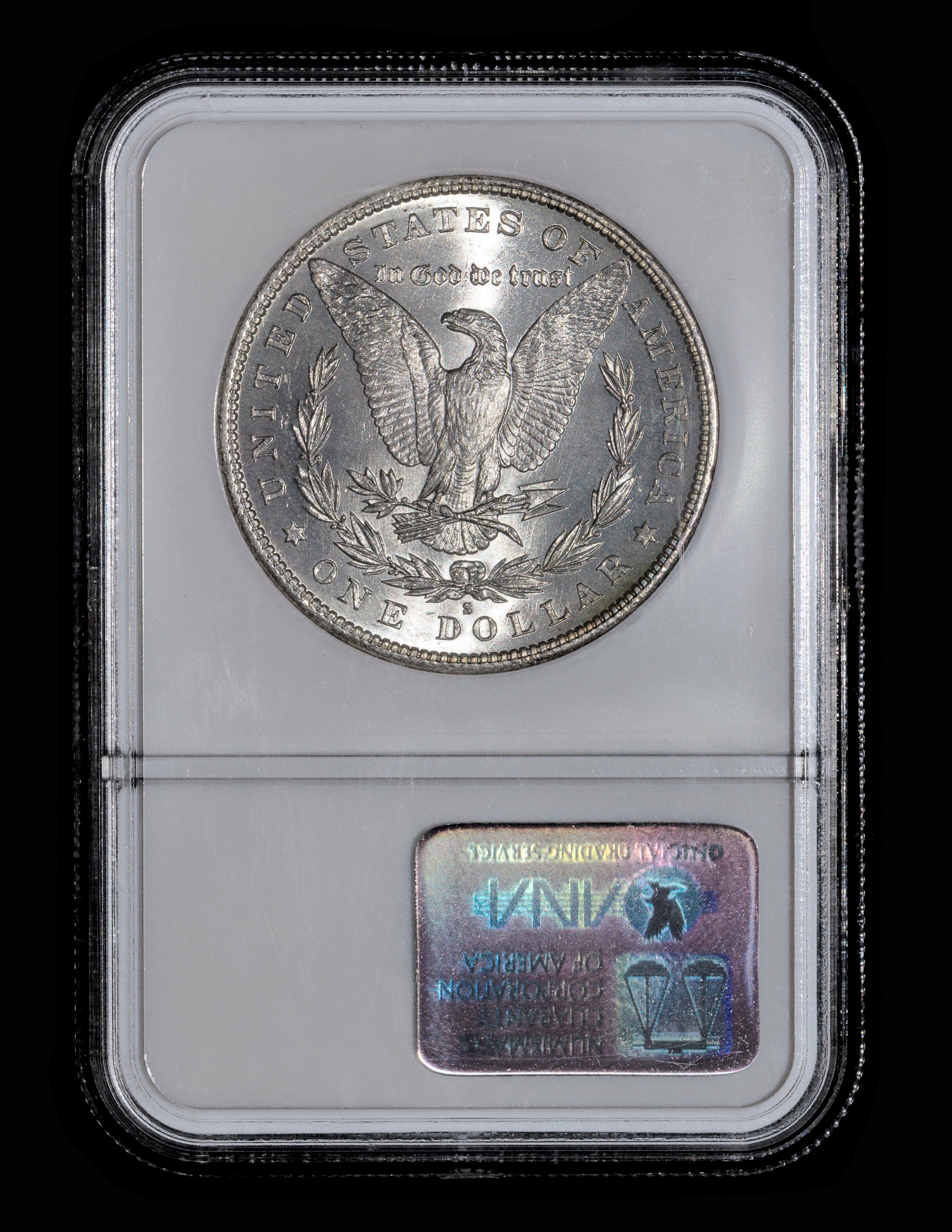A United States 1881-S Morgan Silver $1 Coin — NGC graded MS66