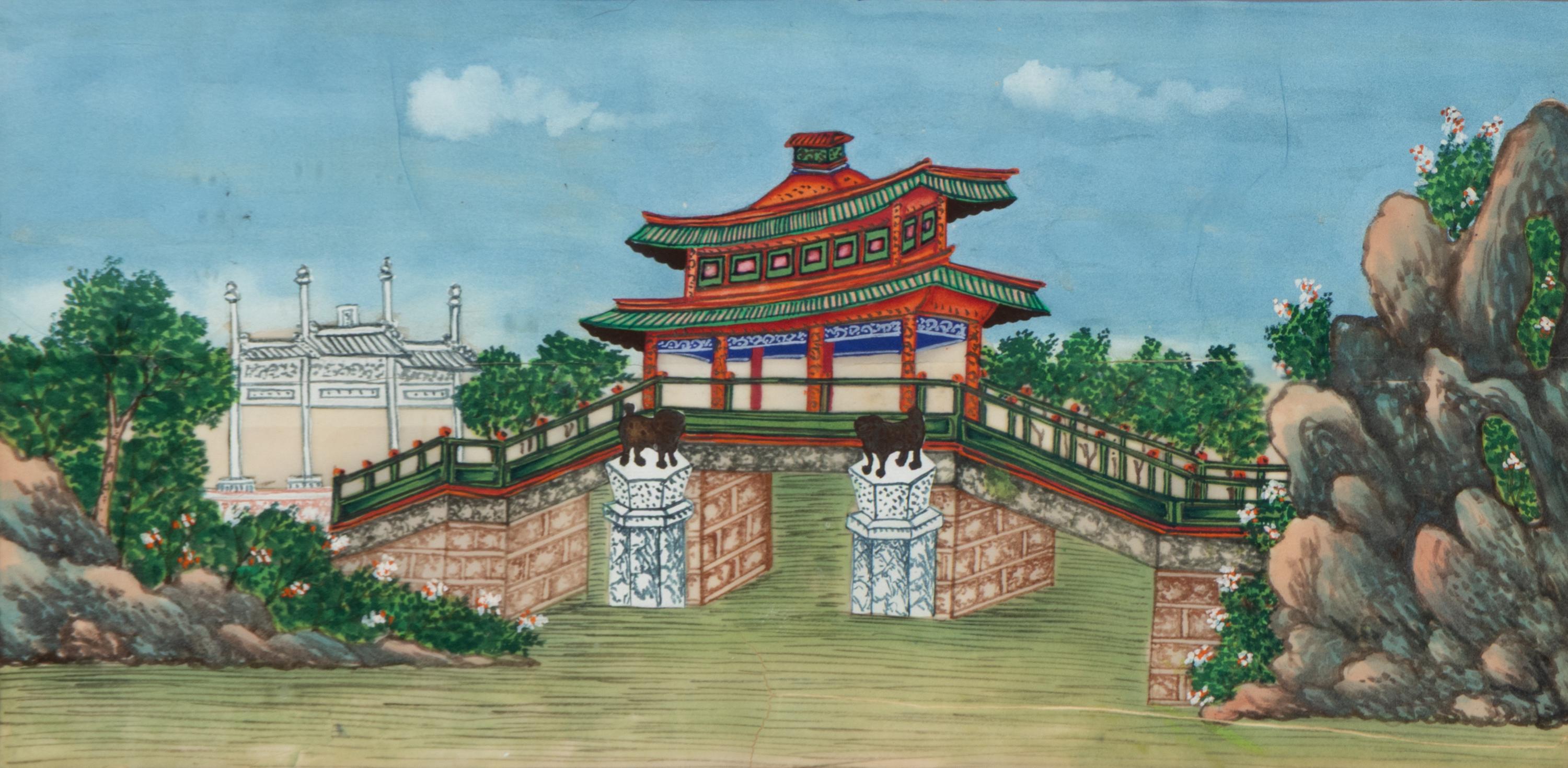 Five Chinese Export Paintings, Early-Mid 20th Century — 近代 外銷畫一組五幅
