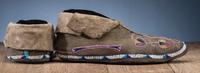 Kiowa Beaded Hide Moccasins
