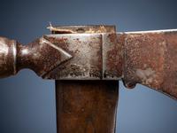 Eastern Pipe Tomahawk, with Rifle Barrel Bowl