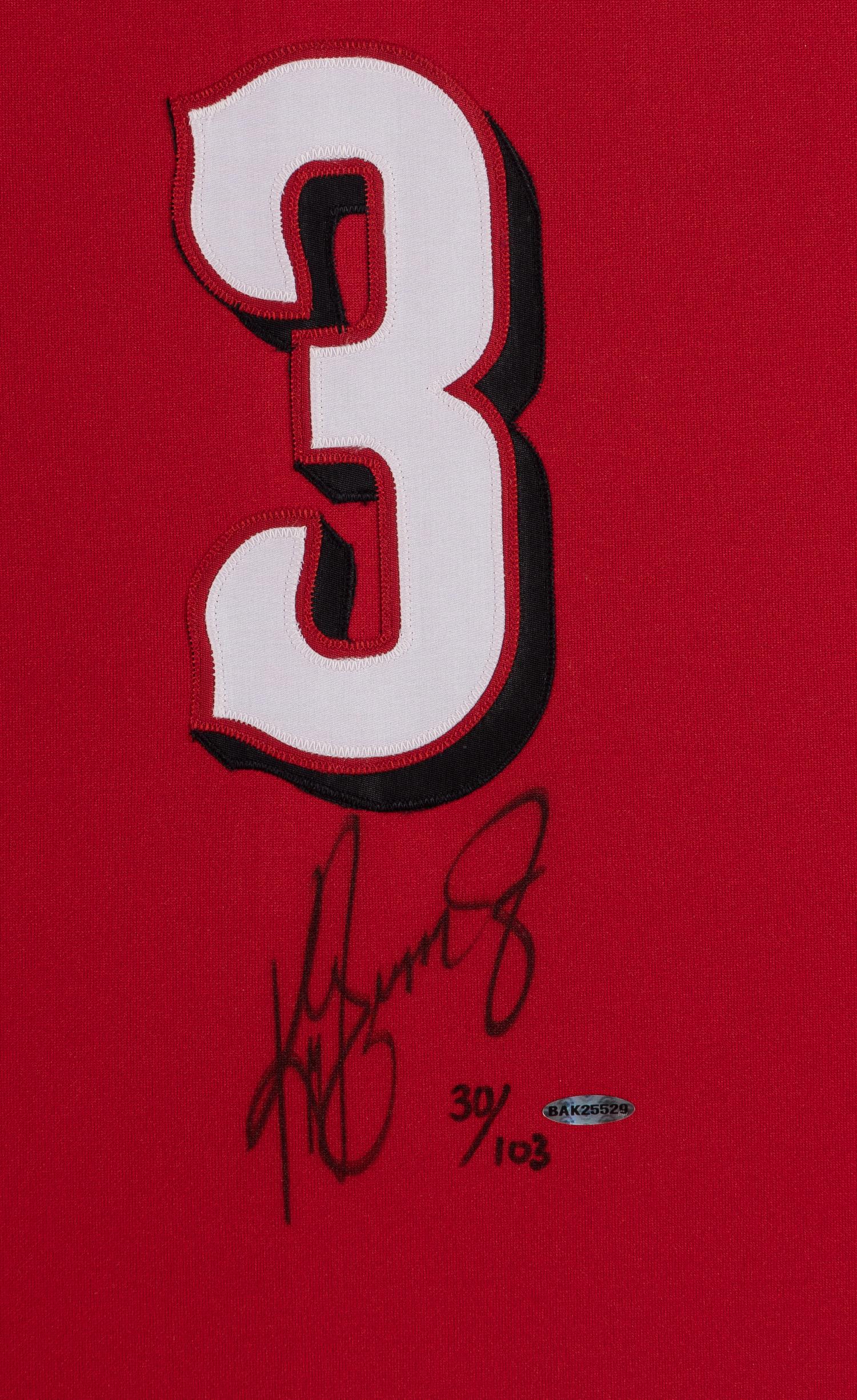 A Ken Griffey Jr. Signed Autograph 600 Home Run Cincinnati Reds Jersey Display (Upper Deck Authenticated),