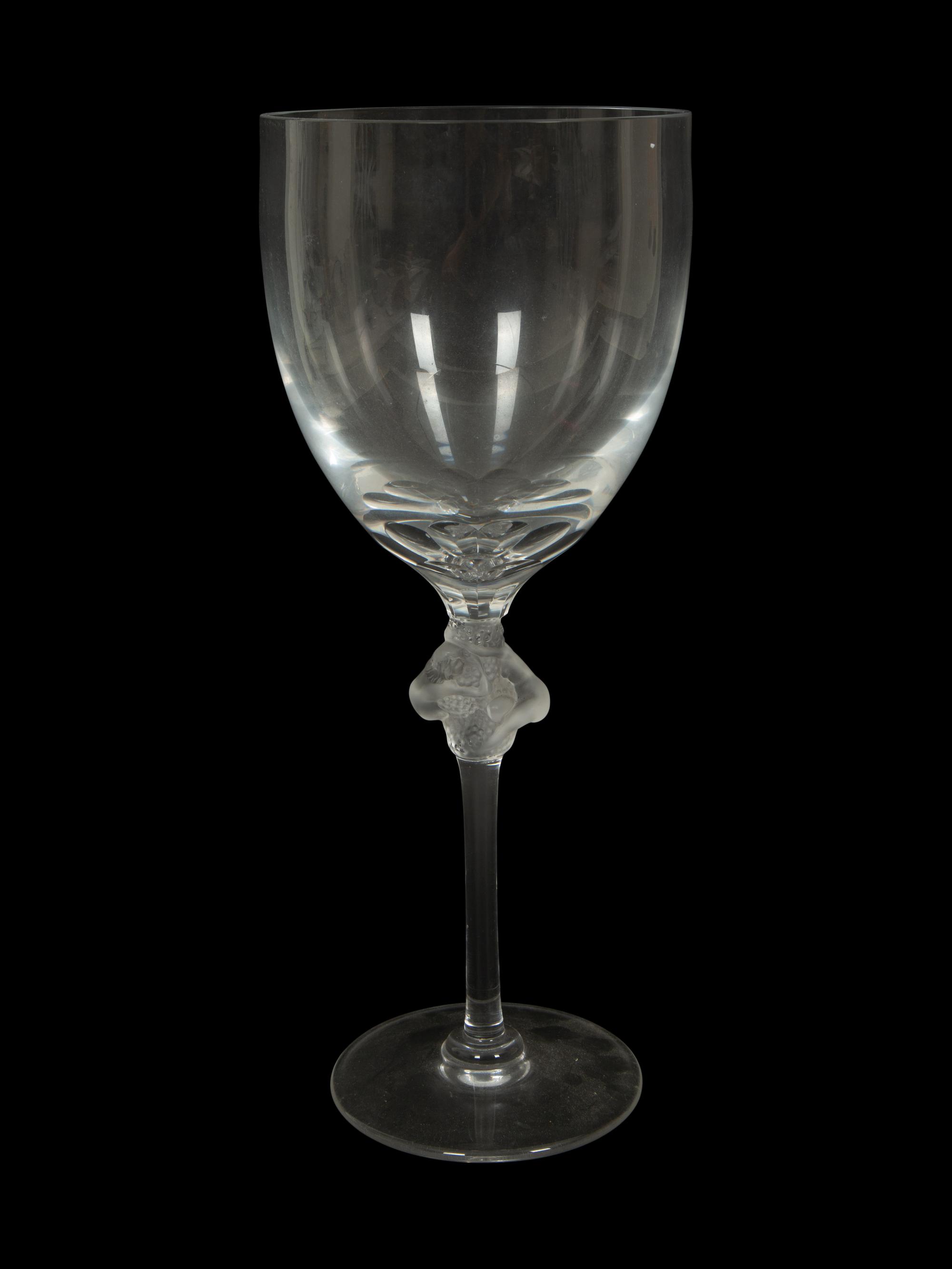 A Lalique Roxane Partial Stemware Service